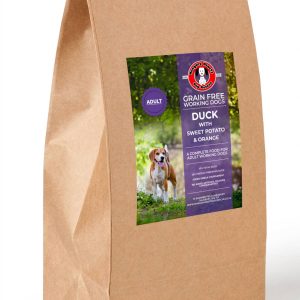 Adult Working Dog Duck with Sweet Potato & Orange - 15 kg