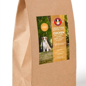 Puppy Working Dog Chicken with Turkey, Salmon, Sweet Potato & Carrot - 15 kg