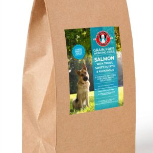 Adult Large Breed Working Dog Salmon with Trout, Sweet Potato & Asparagus - 15 kg